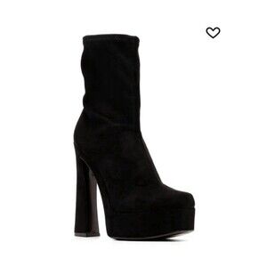 Giuseppe Zanotti Stretch Bootie platform boots MSRP $1095 Size 39 velvet